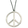 Náhrdelník hippie stříbrný